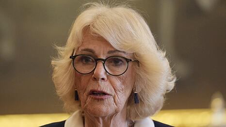 K&ouml;nigin Camilla bei ihrer Rede zum Internationalen Frauentag.