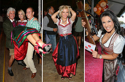 Die Promis feiern am vierten Wiesn-Tag auf der Goldstar-TV-Party im Weinzelt. Hier gibt's die Bilder!