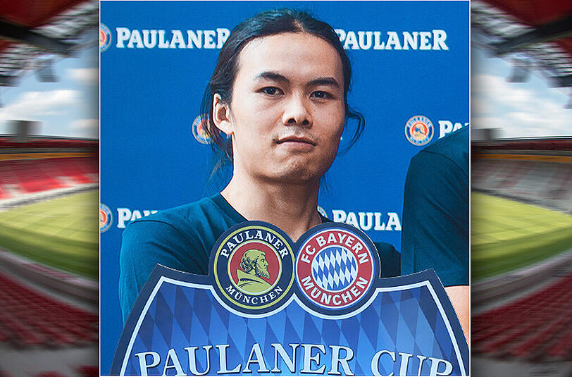 Boping Xu - Note 1: Beim Aufwärmen begeisterte der Chinese mit einigen Tricks, die er aufführte. Auch der ein oder andere Bayern-Spieler staunte. Leider wurde er erst drei Minuten vor dem Ende eingewechselt und konnte so seine Mannschaft nicht mehr Richtung Ausgleich führen.