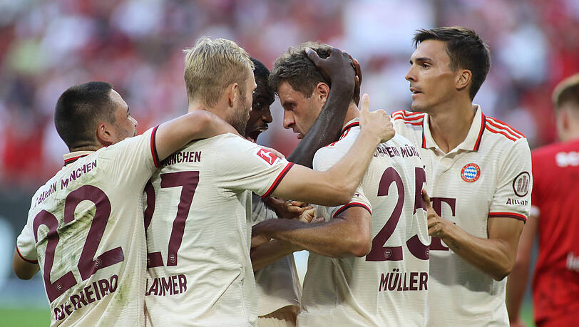 Traf in seinem Rekordspiel sehenswert: Urbayer Thomas Müller.
