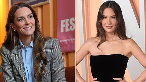 Prinzessin Kate (l.) hat bereits h&auml;ufiger offen &uuml;ber ihre Erfahrungen mit der Krebsdiagnose und der Behandlung gesprochen. Damit machte sie auch Olivia Munn Mut.