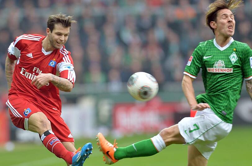 Werder Bremen bangt vor dem Spiel beim FC Bayern um den Einsatz von Obraniak (r.)