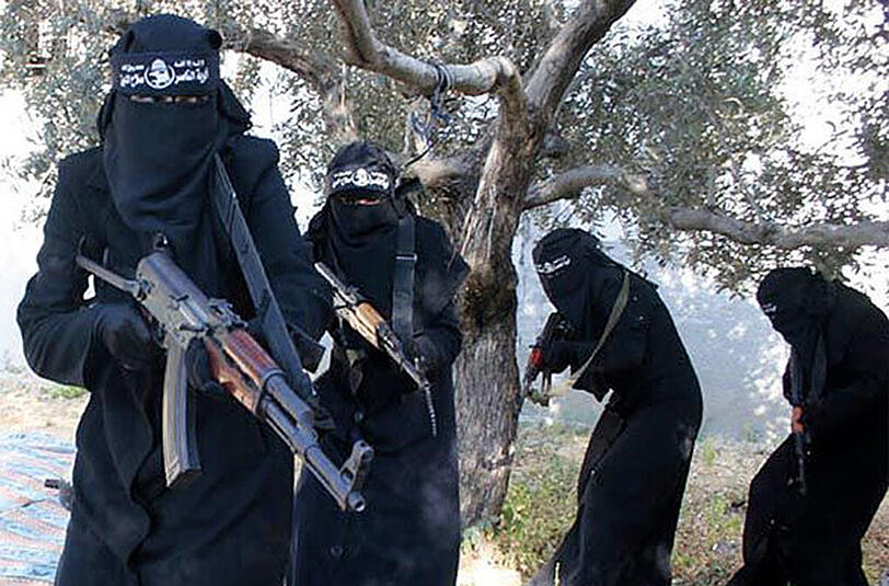 Im "Kalifat" werden die Frauen bereits erwartet.