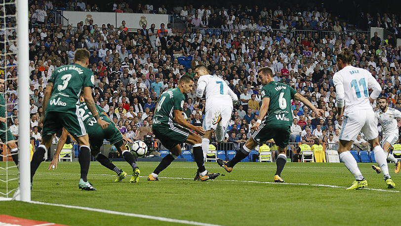 Hier verpasst Ronaldo den Weltrekord für Real Madrid.