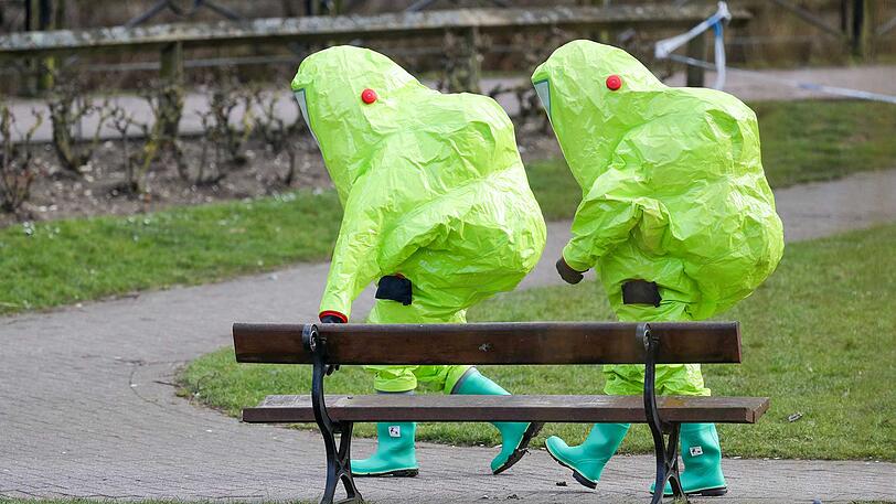 Die Bank, auf der der Ex-Agent gefunden wurde. Der Fall Skripal wird zu einer Zerreißprobe für die internationalen Beziehungen.