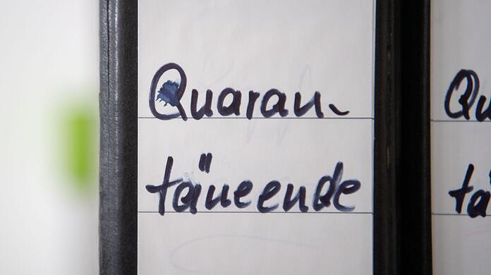 Das Gesundheitsamt ordnete eine Quarantäne von 21 Tagen an. (Symbolbild)