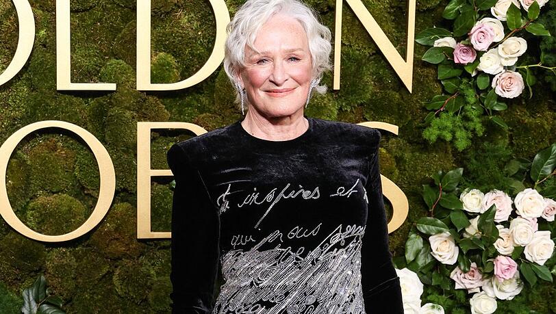 Glenn Close bei den 82. Golden Globe Awards vom vergangenen Wochenende. Glenn Close bei den 82. Golden Globe Awards vom vergangenen Wochenende.