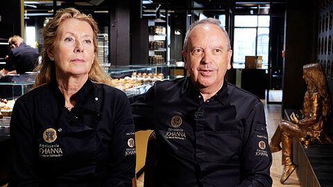 Verwirklichen den Patisserie-Traum ihrer Tochter nach deren Tod: Ralph Orth und seine Frau Inka, Eltern der verstorbenen Johanna.