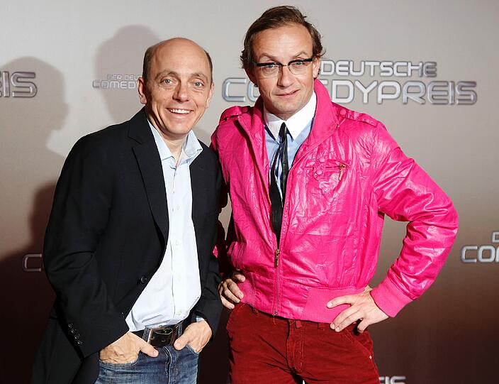 Bernhard Hoecker (l.) und Wigald Boning