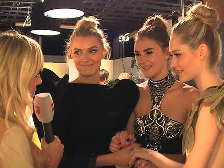 Jolina, Stefanie und Ivana (v. l. n. r.) haben es geschafft: Sie sind im Finale