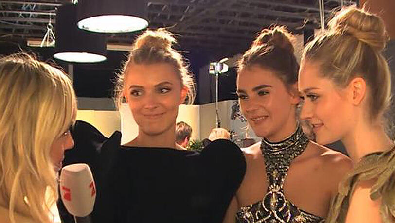 Jolina, Stefanie und Ivana (v. l. n. r.) haben es geschafft: Sie sind im Finale Jolina, Stefanie und Ivana (v. l. n. r.) haben es geschafft: Sie sind im Finale