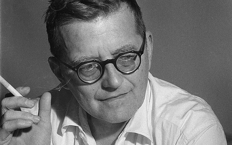 Der russische Komponist Dmitri Schostakowitsch.