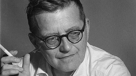 Der russische Komponist Dmitri Schostakowitsch.