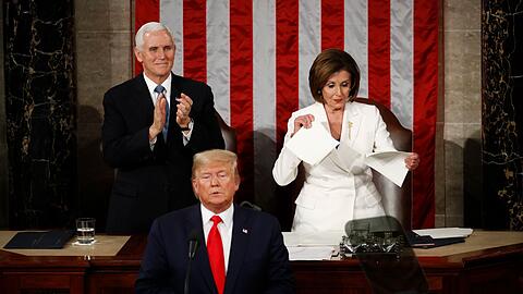 Pelosi machte immer wieder mit ihrer Kritik an Trump Schlagzeilen.  (Archivbild)