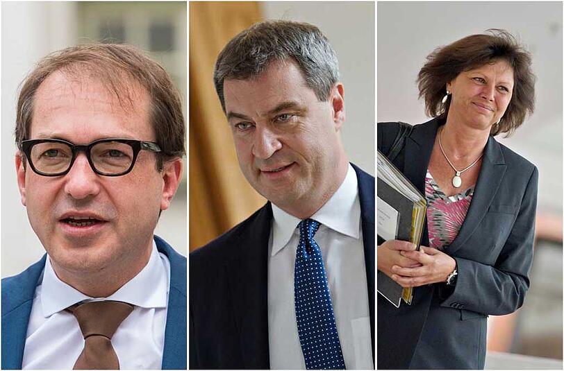 In der Residenz: &bdquo;Modernitäts&ldquo;- Minister Alexander Dobrindt. Markus Söder Soll eingebremst werden. Ilse Aigner bekommt die neue Federführung