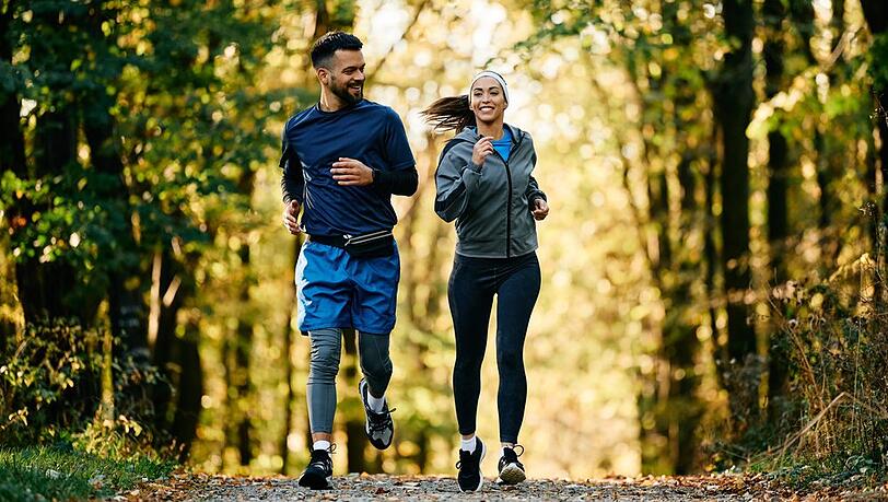 Der Herbst ist eine ideale Zeit fürs Joggen.