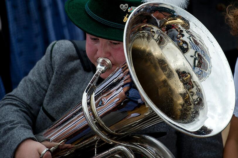 Die Blasmusik ist von der Wiesn kaum wegzudenken.