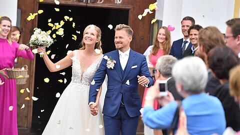 Gregor und Stephanie Teicher haben geheiratet.