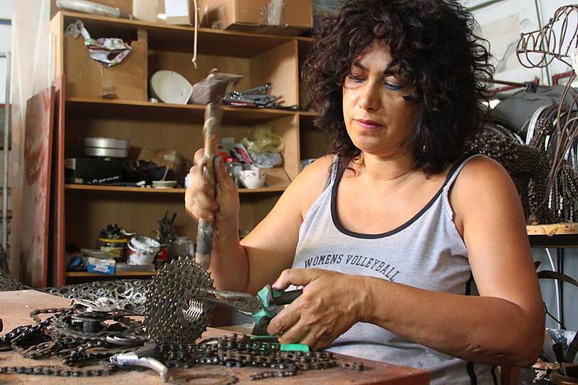 Nirit Levav bei der Arbeit