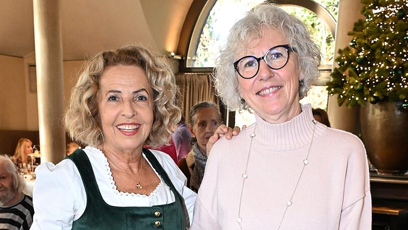 Michaela May und Anita Wepper luden zum High Tea ins Seehaus im Englischen Garten.