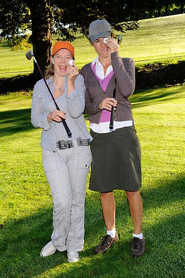 Golfen für den guten Zweck: Die Schauspieler und Moderatoren versuchten in Tutzing richtig zu punkten.