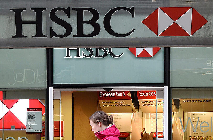 Geldwäsche bei der Großbank HSBC. Mehr als 100.000 Personen sollen hier Schwarzgeld liegen haben.