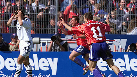 Der 20. Mai 2000 &ndash; da schrieben die Hachinger um Markus Oberleitner (hinten) Geschichte. Sie besiegten Leverkusen, machten Bayern zum Meister.