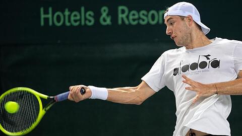 Spielt das erste Einzel in der Davis-Cup-Partie gegen Weißrussland: Jan-Lennard Struff.