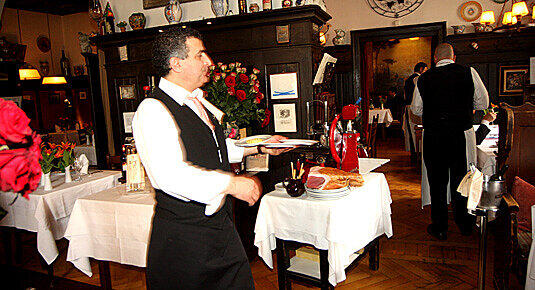 Echt italienisch: Prisco De Stefano ist Mitbesitzer der Osteria Italiana.