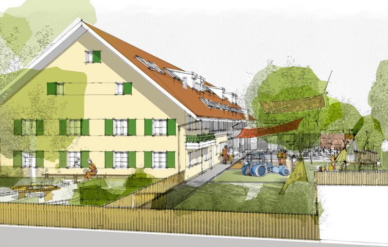 So soll der alte Bognerhof im nächsten Jahr ausschauen.