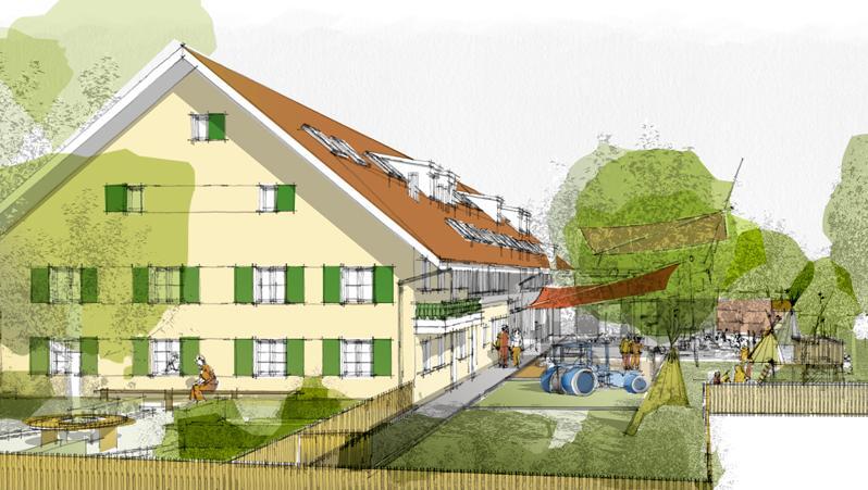 So soll der alte Bognerhof im nächsten Jahr ausschauen. So soll der alte Bognerhof im nächsten Jahr ausschauen.