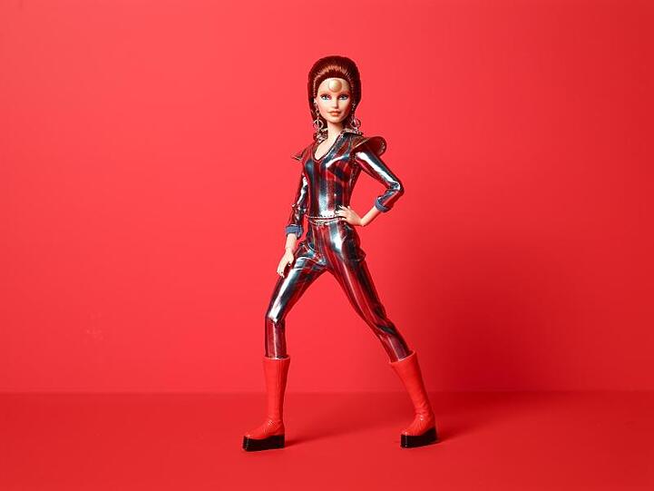 David Bowie als Barbie-Puppe (undatierte Aufnahme).