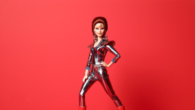David Bowie als Barbie-Puppe (undatierte Aufnahme). David Bowie als Barbie-Puppe (undatierte Aufnahme).