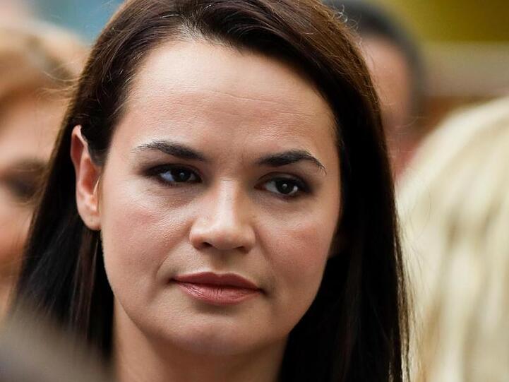 Die belarussische Oppositionspolitikerin Swetlana Tichanowskaja ist gegen russische Einmischung in Belarus.