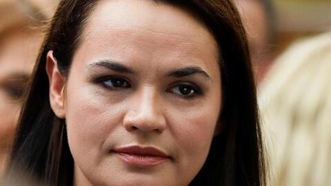 Die belarussische Oppositionspolitikerin Swetlana Tichanowskaja ist gegen russische Einmischung in Belarus.