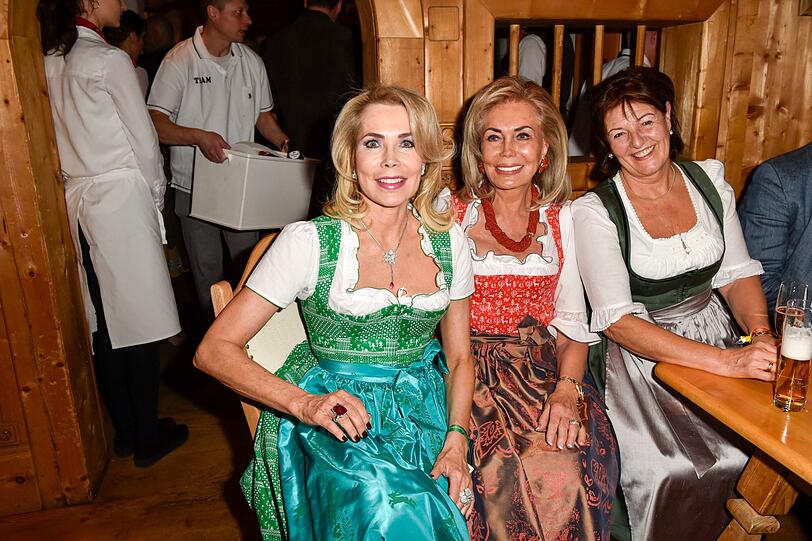 Gabriela Prinzessin zu Leiningen, Magdalena Hauser und Renate Thyssen-Henne