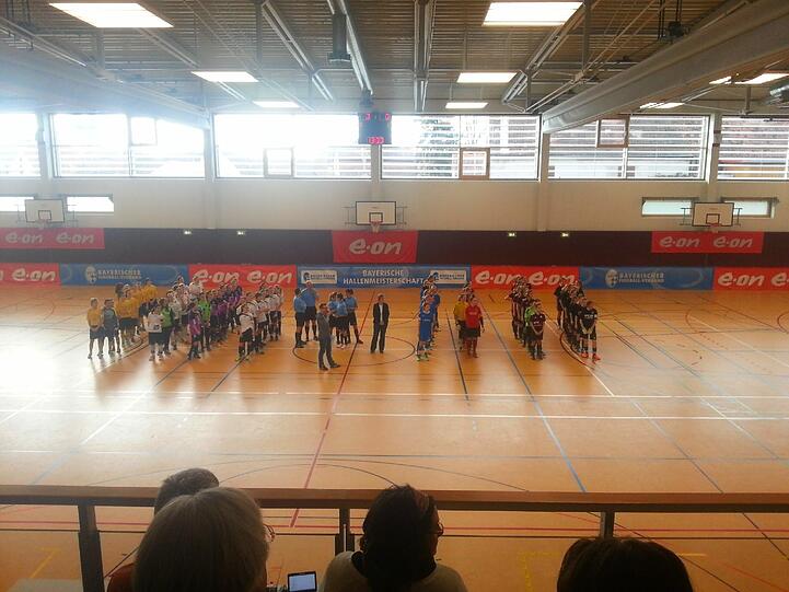 Der FFC Wacker bei der diesjährigen Bayerischen Hallenmeisterschaft