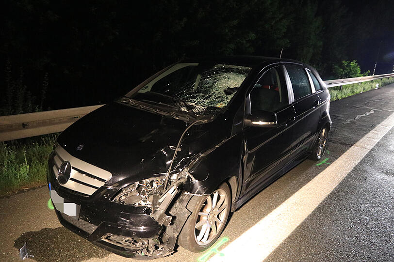 Beziehungsdrama auf der A70 - die Bilder vom Unglücksort.