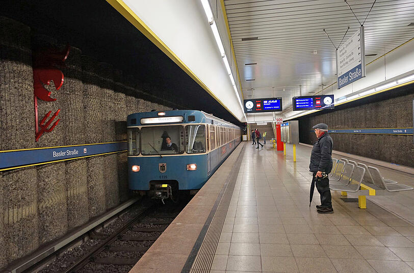 Am U-Bahnhof Basler Straße spielte sich das Drama ab.