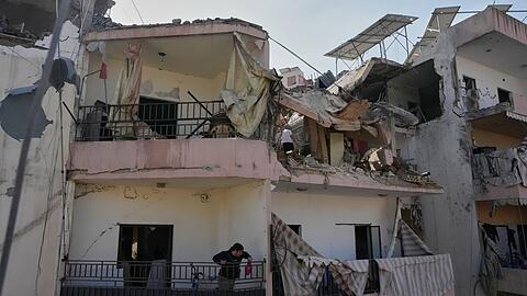 Die Zerst&ouml;rungen im Libanon sind erheblich.