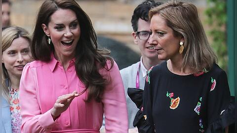 Prinzessin Kate bei der Chelsea Flower Show in London.