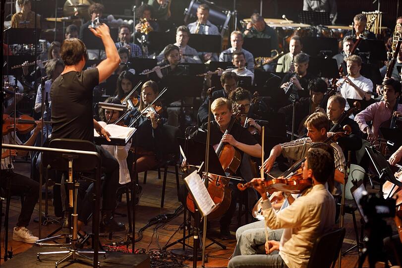 Teodor Currentzis und Utopia bei einer Probe im Berliner Funkhaus.