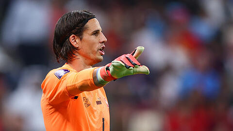 Der Schweizer Nationaltorhüter Yann Sommer während des WM-Achtelfinales gegen Portugal.