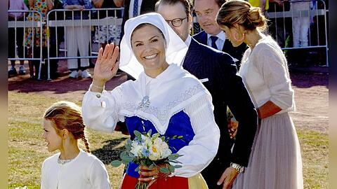Kronprinzessin Victoria von Schweden trägt an ihrem Geburtstag eine traditionelle Tracht (Archivfoto).