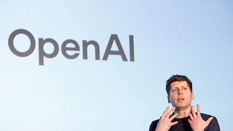 OpenAI-Chef Sam Altman. Der B&ouml;rsengang f&uuml;r OpenAI ist erst einmal aufgeschoben.