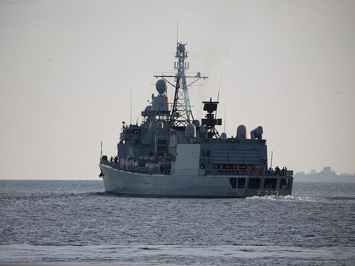 Auch die deutsche Fregatte "Augsburg" war im Rahmen der Operation "Sophia" im Einsatz.