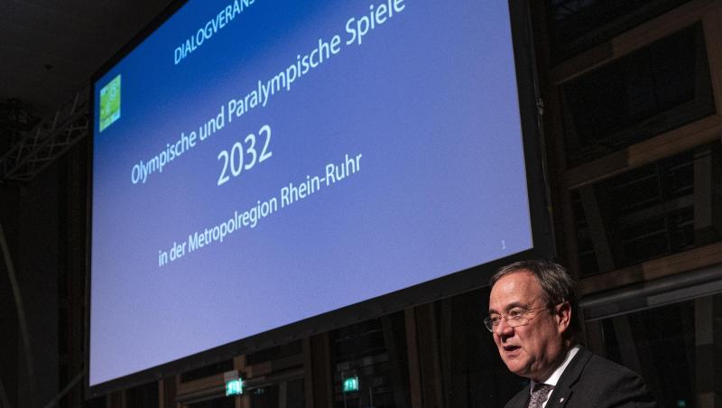 Will Olympia 2032 nach NRW holen: Ministerpräsident Armin Laschet. Will Olympia 2032 nach NRW holen: Ministerpräsident Armin Laschet.