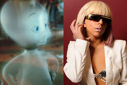Ob Lady Gagas Geist aussieht wie der filmische "Caspar"?