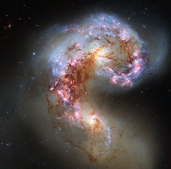 Eine Sternengruppe namens "Westerlund2", benannt nach dem Entdecker, dem schwedischen Astronomen Bengt Westerlund.