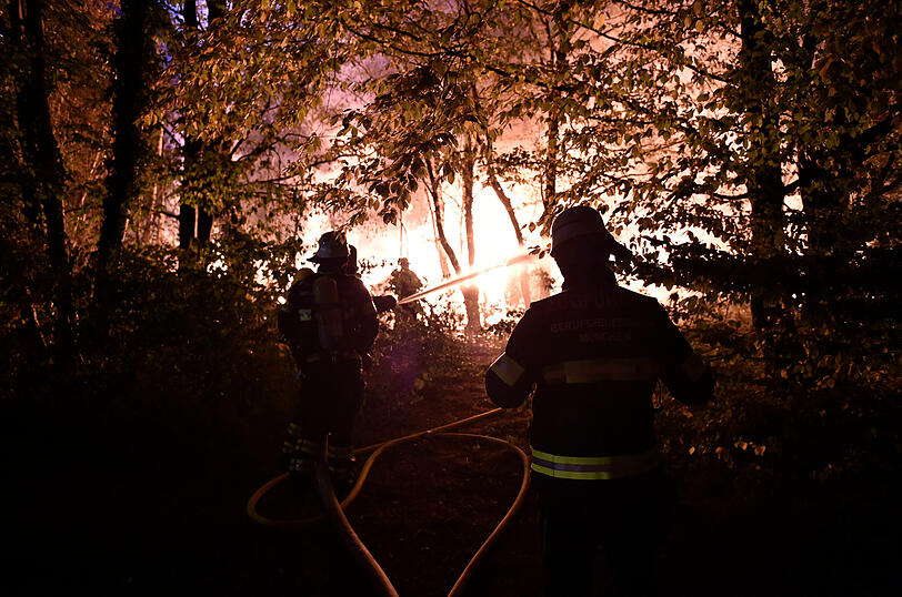Die Bilder vom Feuerwehreinsatz in der Siemensallee.